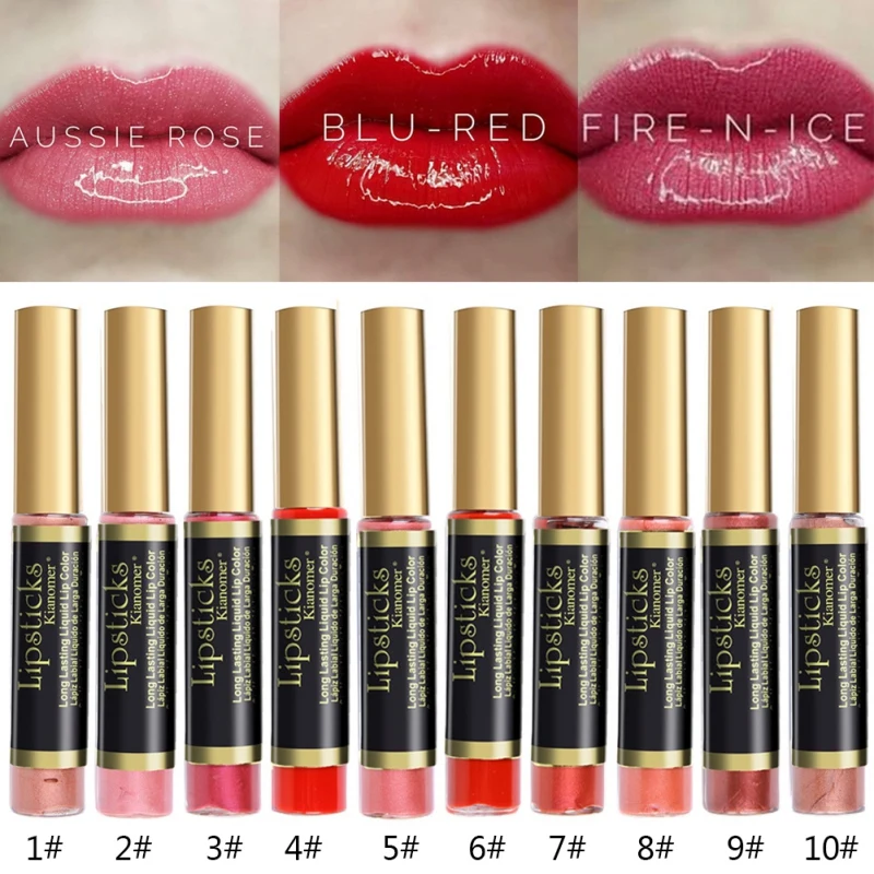 Sexy Shimmer Lip Gloss Moisturizing Non-stick Cup Easy Waterproof Long-lasting Colorfast Lip Gloss Sexy Shimmer Lip Gloss Moisturizing Non-stick Cup Easy Waterproof Long-lasting Colorfast Lip Gloss