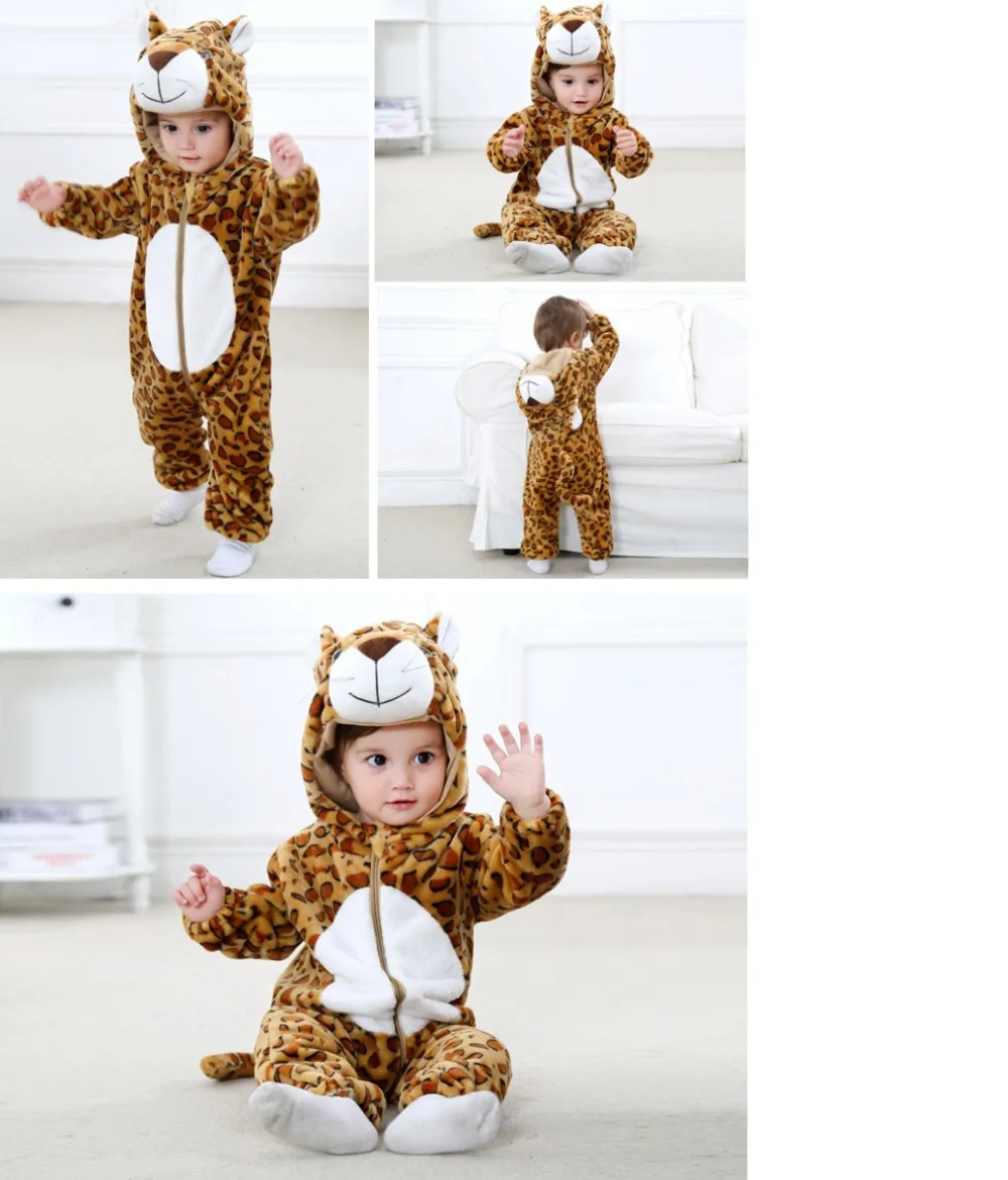 OkayMom Kawaii/теплые детские комбинезоны для мальчиков и девочек с капюшоном; комбинезоны с длинными рукавами и рисунком панды; мягкие фланелевые комбинезоны для малышей