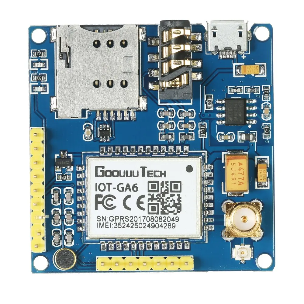 GPRS A6 Pro серийный GPRS GSM модуль ядро Developemnt плата с антенной