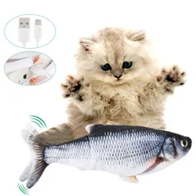 Electric Cat Toy 3D Fish USB Charging Simulation Fish Interactive Cat Toys for Cats Pet Toy cat supplies juguetes para gatos