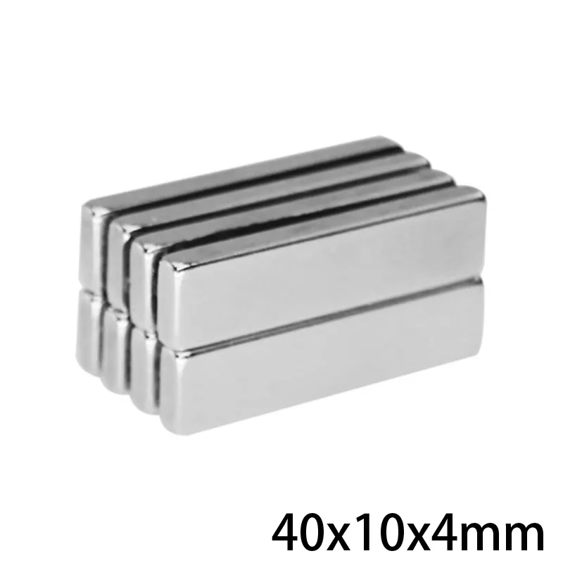 2 ~ 50 шт 40x10x4 мм Поиск основных квадратов магнит 40 * 10 DIY мощные магниты сильные