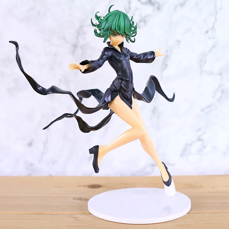 Аниме Фигурка ONE PUNCH MAN Senritsu no Tatsumaki warrious Tornado ПВХ фигурка Коллекционная модель