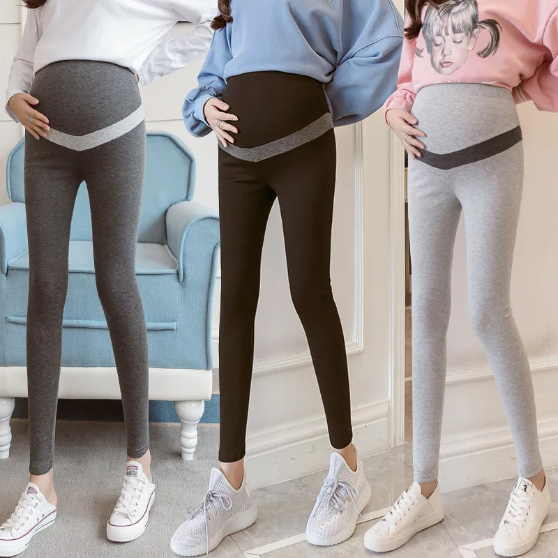 Обтягивающие леггинсы, штаны для беременных, Одежда для беременных женщин, леггинсы с высокой талией для кормления, штаны, брюки для живота, брюки для беременных, новинка