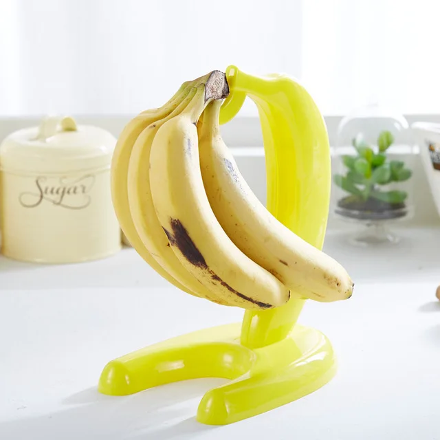 Creative Plastic Banana Hanger Floor Type Fruit Holder Rack Kitchen Storage Organizer Fruit Tool Kitchen Accessories