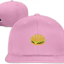 TSDFCMen& Woman спортивный Чизбургер дизайн плоский Дальнобойщик Шляпа Регулируемая унисекс розовый