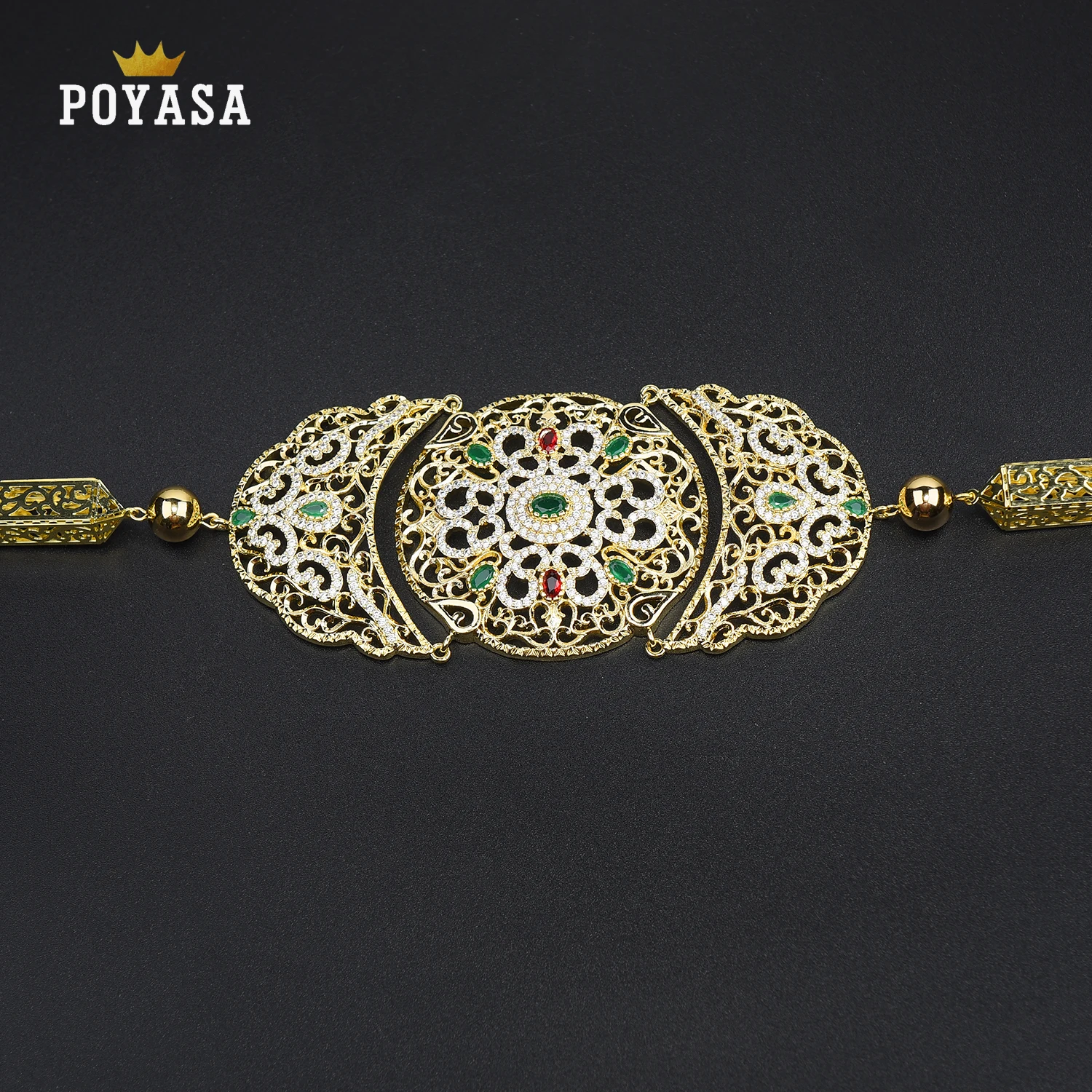 Золотая национальная брендовая цепочка на спинку невесты женское свадебное