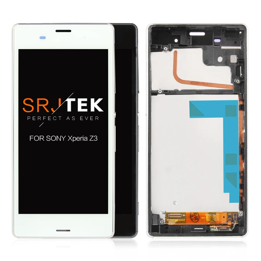 Оригинальный 5 2 для Sony Xperia Z3 ЖК дисплей сенсорный экран в сборе/рамка Dual D6603 D6633 D6653