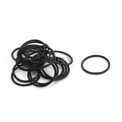 

20Pcs 16mm x 1mm Metric Rubber Sealing Oil Filter O Rings Gaskets Black