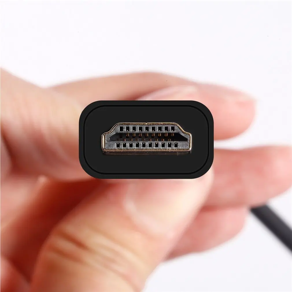 LESHP черный 4K Mini DP DisplayPort 1,2-HDMI кабель 4K с позолоченным разъемом 1,8 м 6 футов папа-папа