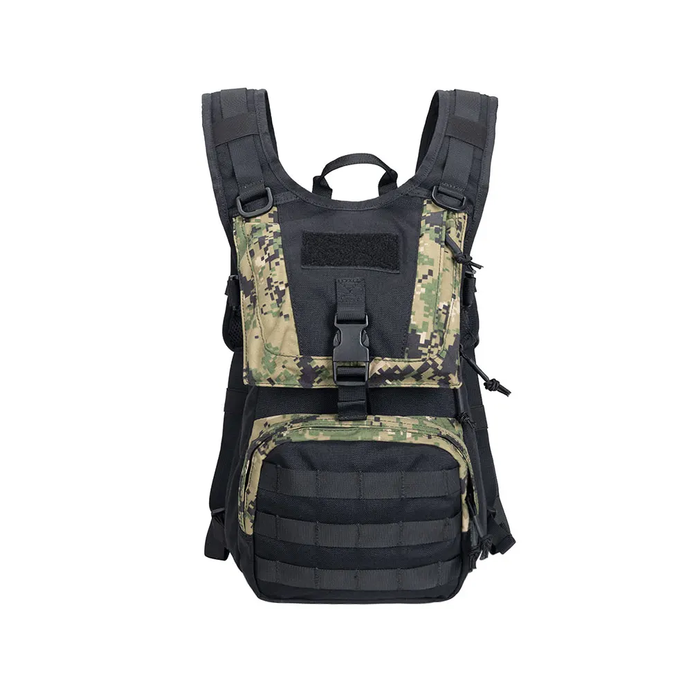 Black AOR2 Отличный Элитный тактический рюкзак-бизань Molle Hydration, военный велосипедный рюкзак двойного назначения, гидратационные рюкзаки, жилет, рюкзак - Цвет: Black AOR2