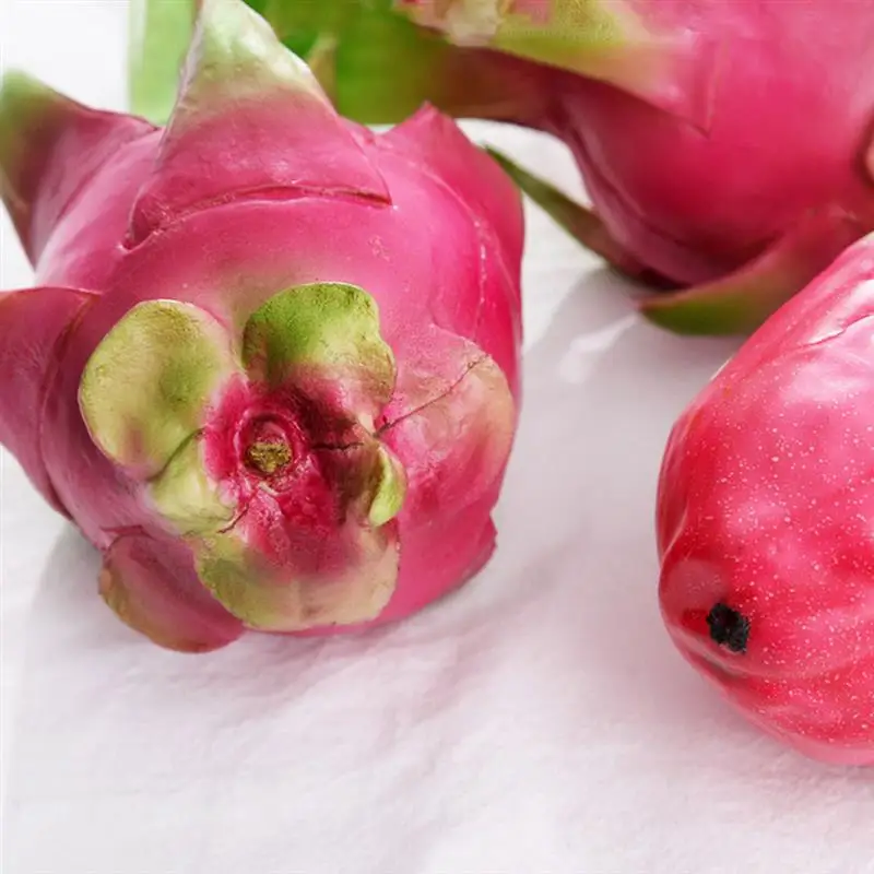 Искусственная Pitaya Реалистичная искусственная Pitaya Dragon фруктовая модель обучающая фото домашний магазин украшение для кухни