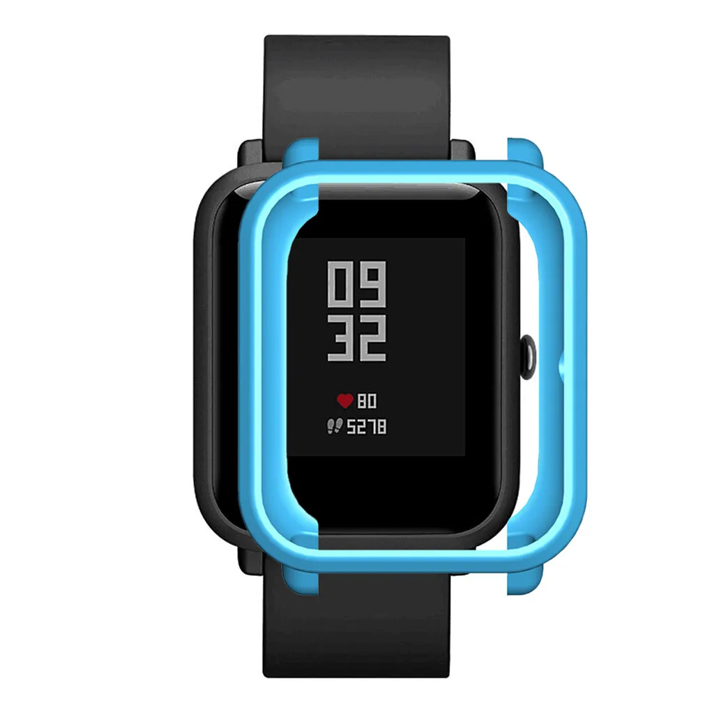 Мягкий ТПУ защитный силиконовый чехол для Xiaomi Huami Amazfit Bip Youth Lite WatchSmart аксессуары защитная рамка