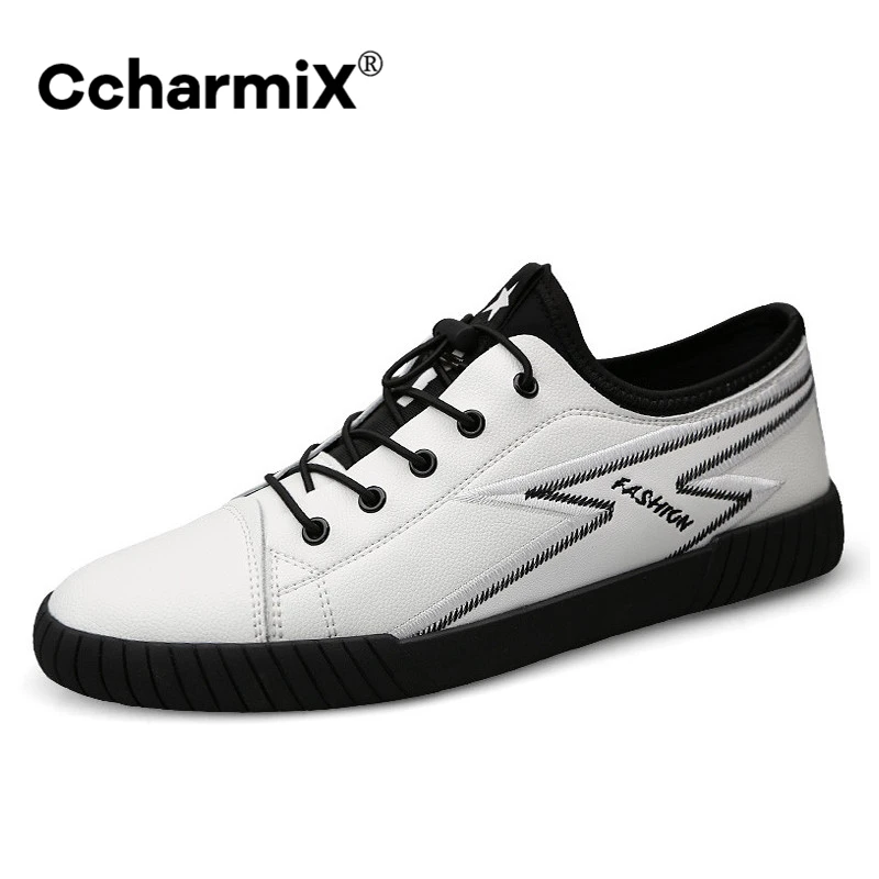 Купить Мужские кожаные кроссовки CcharmiX черные повседневные ручной работы на шнуровке с | Повседневная обувь (32901551753)