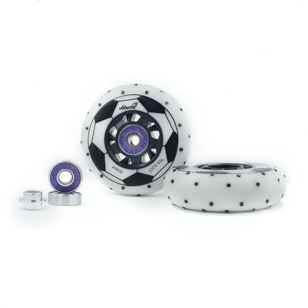 8 pcs/lot 90A Flints Slide Roller Skates Wheel with 52 firestone Inline Slalom Skating Tyre FSK Sliding Shift Drift Spark Wheels