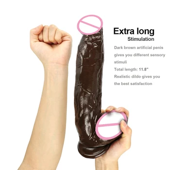 GaGu Big Coffee Dildo no vibrator suction cup dildo realistic huge horse dildos no vibrators adult toys toys for woman sex shop 4