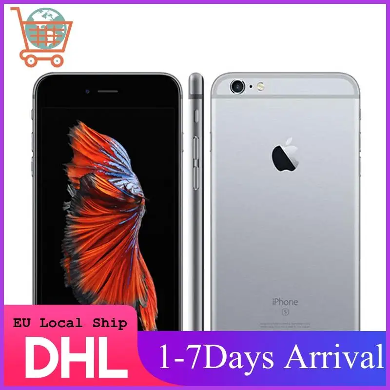 Смартфон Apple iPhone 6S 4 7 дюйма IOS 16/32/64/128 Гб ПЗУ 12 МП два ядра A9 мобильный телефон |