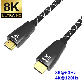 

2020 Hot 8K HDMI 2.1 Copper 30AWG Cable Real UHD HDR 48Gbps 8K@60Hz 4K@120Hz HDMI Ycbcr4:4:4 Converter for PS4 HDTVs Projectors