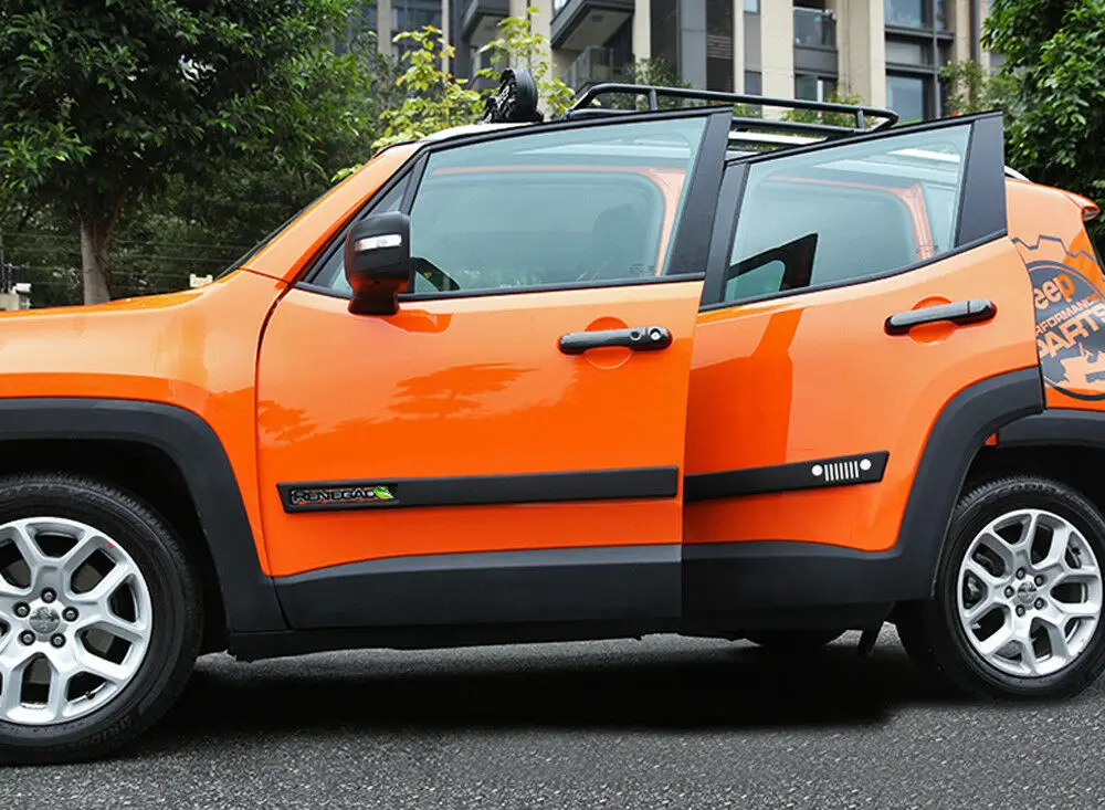 Для JEEP Renegade- черная боковая панель Nerf Защитная Накладка на порог