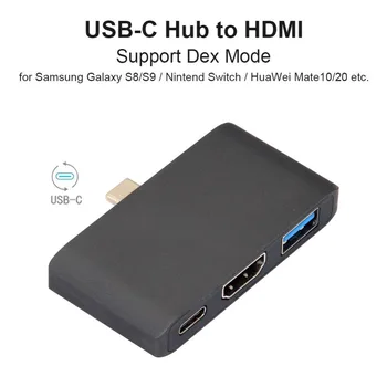 

USB-C Hub Type C to HDMI support Dex Mode for Samsung S8/S9 Nintendo Switch with PD Thunderbolt 3 Adapter for Macbook Pro
