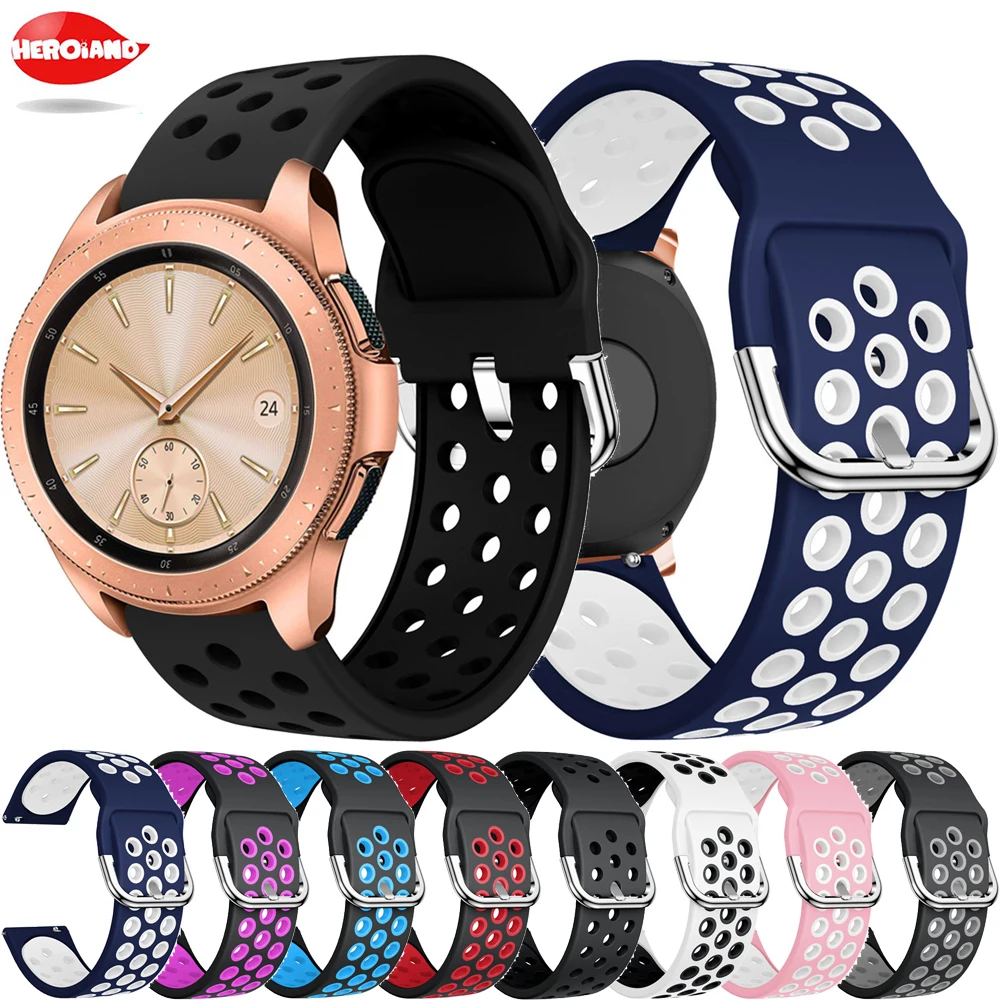 

20mm Watch Strap For Samsung Galaxy Watch Active 2 40mm 44mm Band Gear sport wrist bracelet samsung galaxy watch 4 40mm 42 46mm