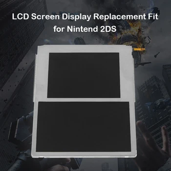

ALLOYSEED Top Upper & Bottom Lower LCD Display Screen Repair Replacement Parts LCD Screen Panel For Nintend 2DS Game Console