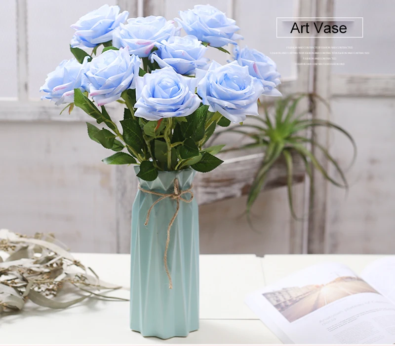 ArtCraft оригами пластиковая ваза орнамент домашний декор имитация керамической ваза для цветов и растений горшок Цветочная корзина скандинавские украшения ремесла