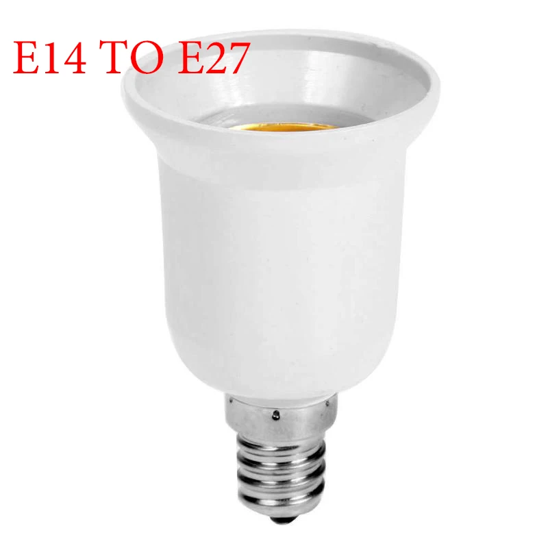 Converter E14 TO E27 Adapter Conversion Socket Fireproof Socket Lamp Holder High Quality Material Fireproof Socket Adapter