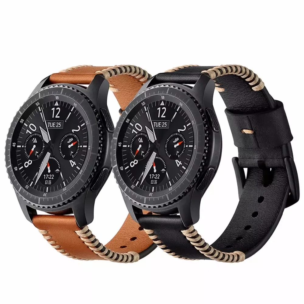 Ремешок для часов Samsung Gear sport S2 S3 Классический ремешок galaxy watch 22 20 мм 42 46 huami amazfit bip