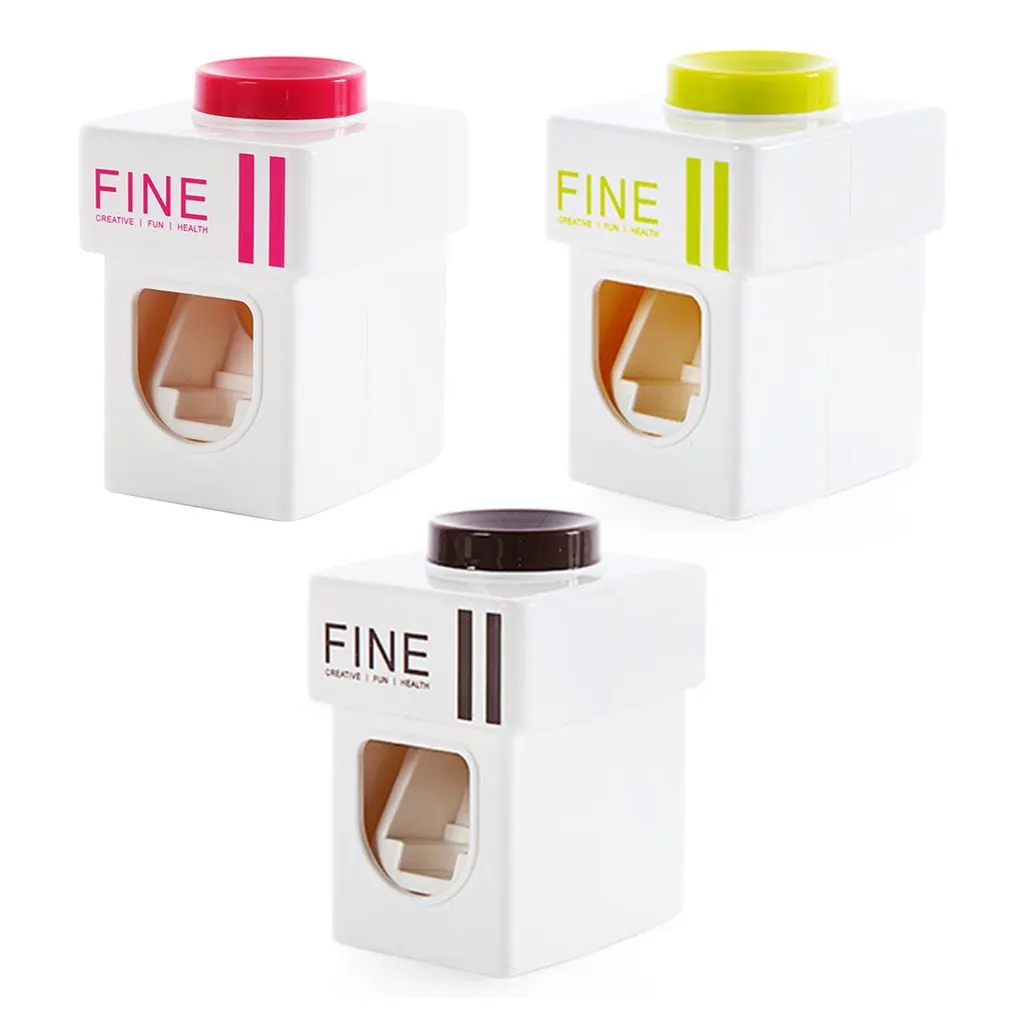 

Hands Free Automatic Toothpaste Dispenser With Adhesive Sticker Toothpaste Squeezer Out Wall Mount Bathroom Accessories