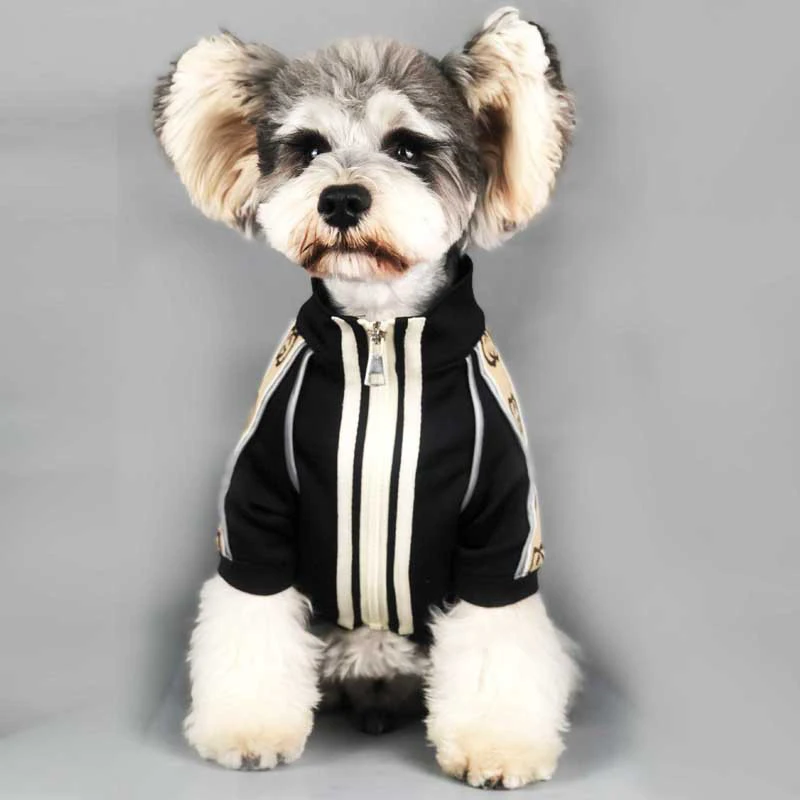 Pet Clothing Coat French Bulldog Clothes Reflective Dog Hoodie Sport Retro Hoodies Adidogs Puppy Pugs Chihuahua | Дом и сад