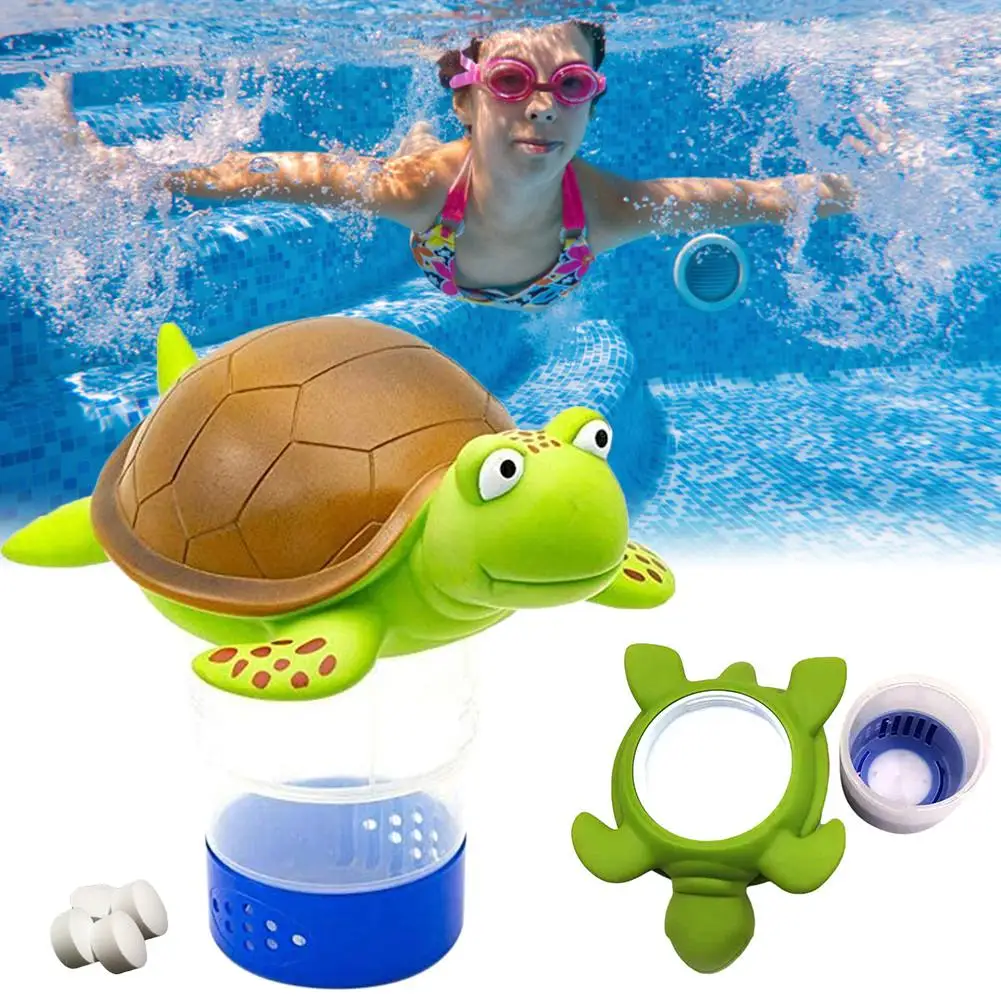 Pool Chlorine Floater Collapsible SPA Floating Dispenser Animal Swimming Diffuser | Дом и сад