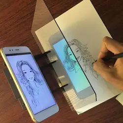 Planche de Projection LED pour enfant, Kit de Projection, peinture, traçage, croquis, réflexion spéculaire, support de gradation, Kit de croquis 