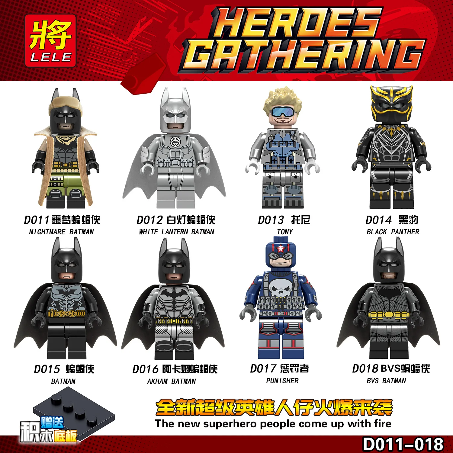 Legoing legoingly Super hero Diy Blocks Creative Bricks Toys For Children Guardian Zombie Steve Figure Legoing Animals