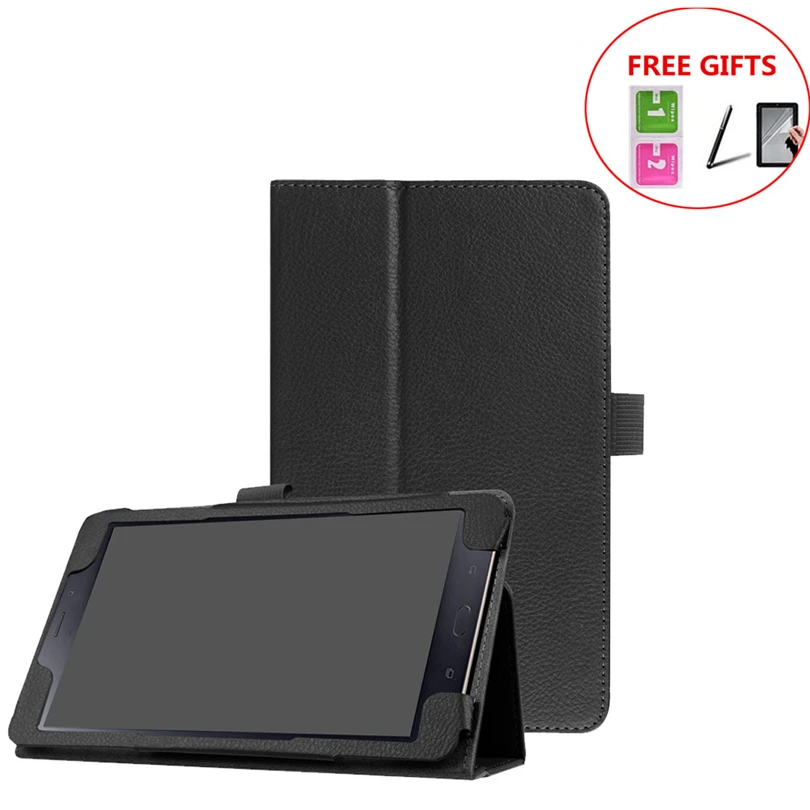 Чехол для планшета Samsung Galaxy Tab A 8 дюймов SM T380 T385 2017 смарт чехол + Защитная пленка на