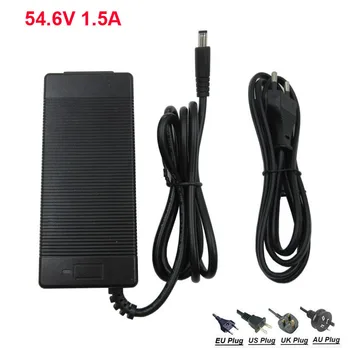 

48V charger 54.6V 1.5A Li ion scooter Battery charger DC 5.5*2.1mm for 48V 13S Lithium electric bike charger