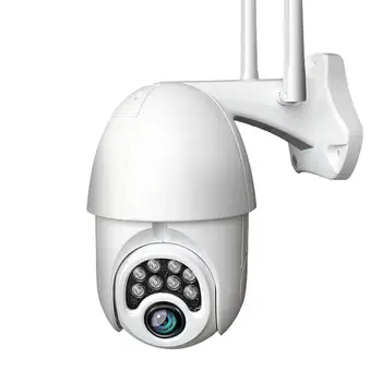 

Wifi PTZ IP Camera Siren Light 8 LEDs Auto Tracking Cloud Home Security CCTV Camera Digital Speed Dome Camera
