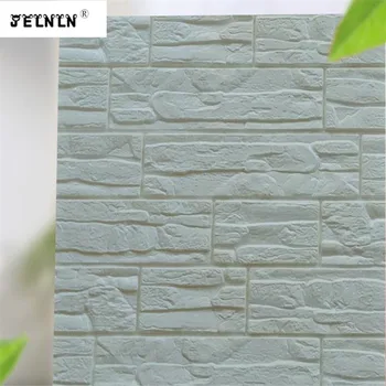 

Wallpaper self-adhesive 3D wall stickers brick waterproof stickers rock pattern background moisture proof mildew foam wallpaper