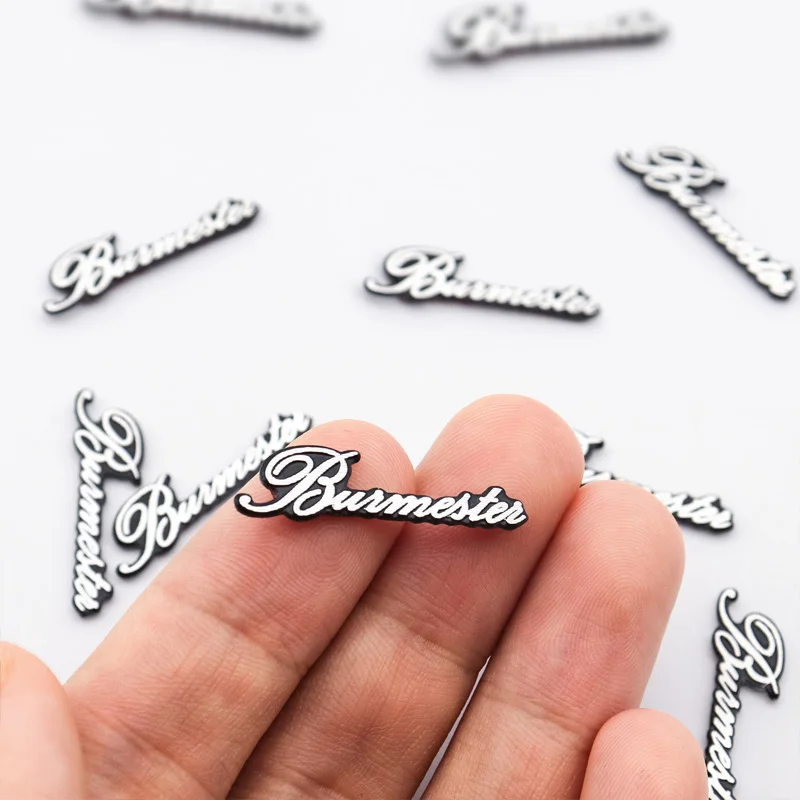 

Metal Burmester Sticker Car Indoor Casual Sticker Audio Speaker Sticker Decorative Logo Sticker Auto Audio Accessories