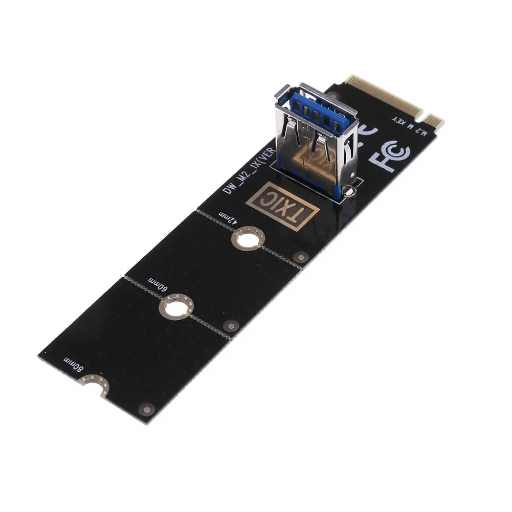 NGFF M.2-USB3.0 변환기 어댑터 그래픽 카드 확장 카드 M.2 NGFF-PCI-E X16 슬롯 전송 카드 마이닝 m2 라이저 카드