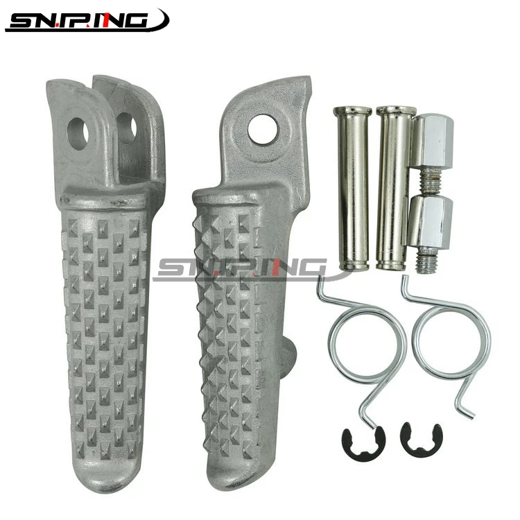 Скамеечка для ног для HONDA CBR600RR F3 F4 F4I F5 CBR929 CBR954 CBR1000RR CB1000R VTR1000 мотоциклетные Передние Задние подножки - Цвет: Front
