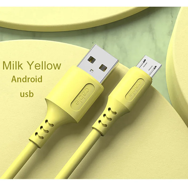 Nylon Braided Micro USB Cable 0.25m/1m/2m/3m Data Sync USB Charger Cable For Tablet USB Type C Android USB Phone Cables android charger cord Cables