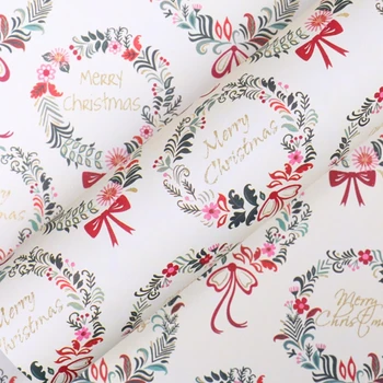 

5 Pcs Christmas Element Wrapping Paper Wedding Decoration Gift Wrap Artware Pack B0KC