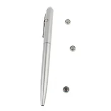 Cool 2 в 1 ручка с невидимыми чернилами Волшебная безопасность вращающаяся секретная шариковая ручка с УФ-светом