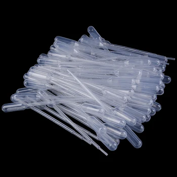 

100pcs 1ml Plastic Pasteur Pipette Transfer Pipette Dropper Polyethylene
