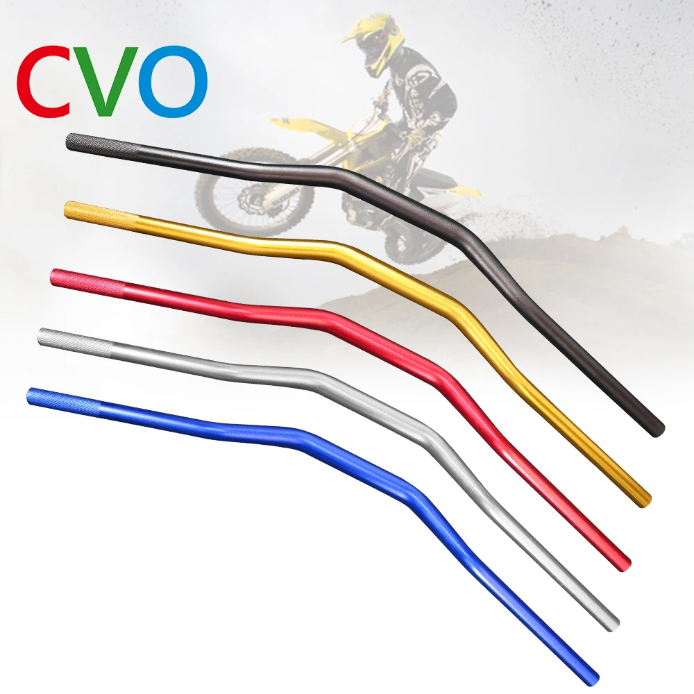 

7/8'' Universal CVO Handlebar Aluminum Motorcycle Steering Wheel Sand Blasting Anodizing Motorbike Handle Bar guidon de moto