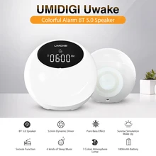 UMIDIGI Uwake цветной громкоговоритель BT динамик беспроводной стерео звук громкоговоритель 7 светодиодный цветной супер бас сабвуфер