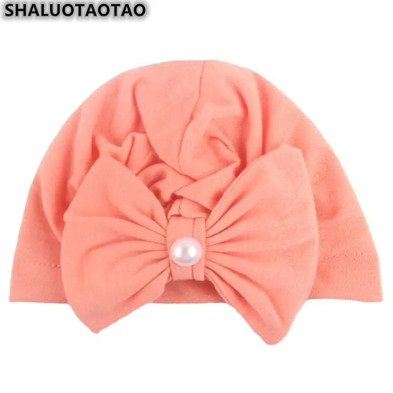 SHALUOTAOTAO новая детская шапка модные хлопковые шапки-бини с бантом модная удобная