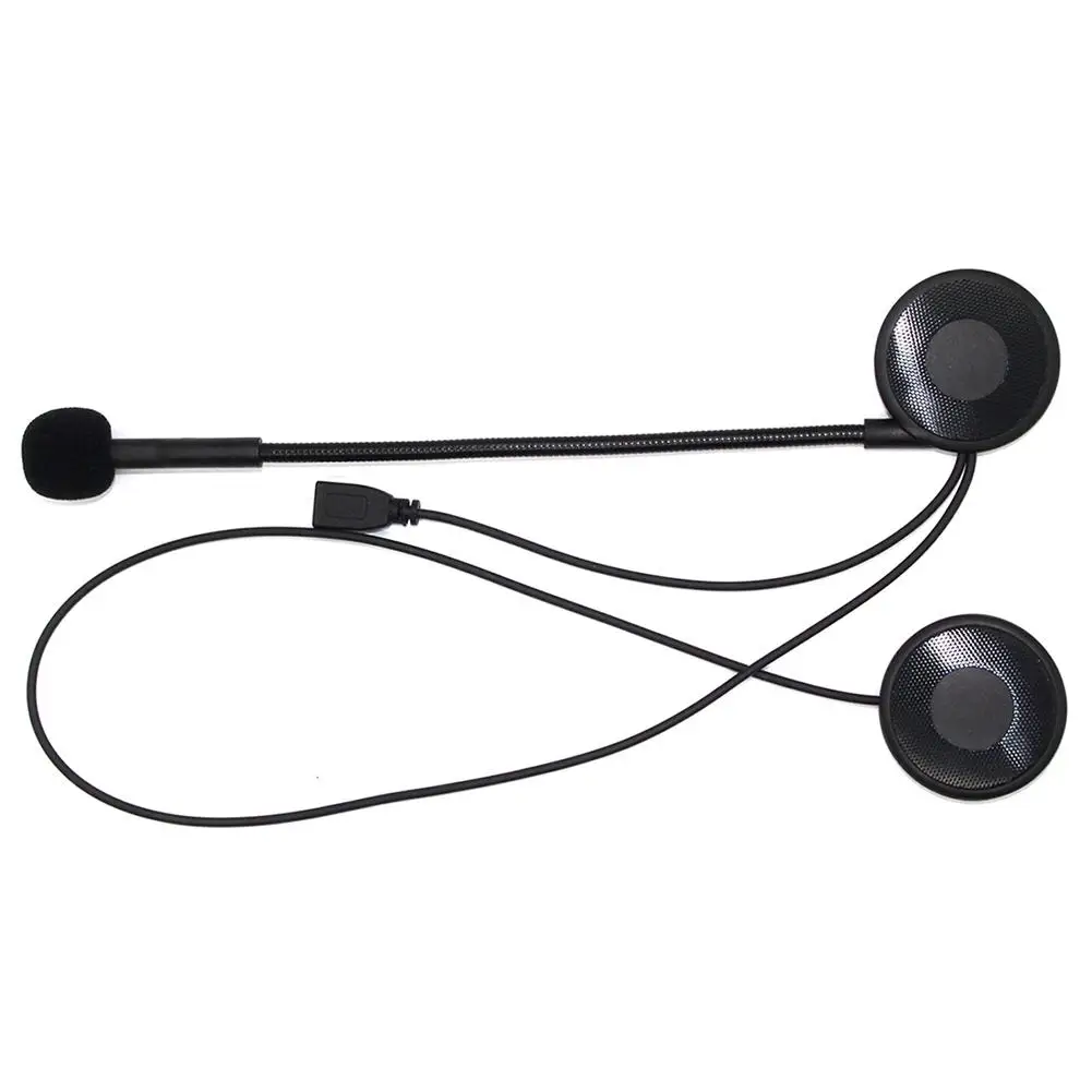 L1M Ultra-thin Motorcycle Helmet Wireless Bluetooth Headset Earphone Helmet Speaker With Sponge Microphone