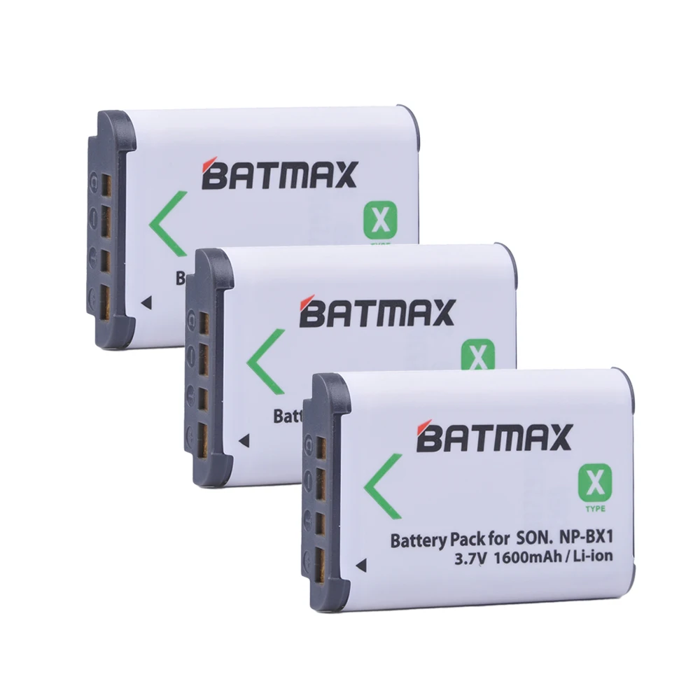 NP-BX1 NPBX1 акумуляторная батарея+ светодиодный 3-слоты USB Зарядное устройство для sony комплектующие фотоаппарата sony DSC RX1 RX100 AS100V M3 M2 HX300 HX400 HX50 HX60 GWP88 AS15 WX350 - Цвет: 3 battery