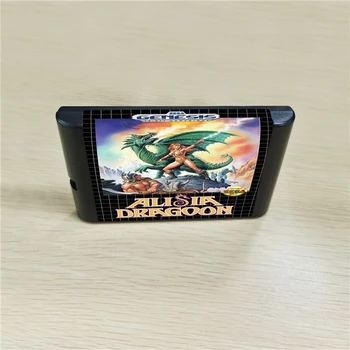 

Alisia Dragoon - 16 bit MD Games Cartridge For MegaDrive Genesis console